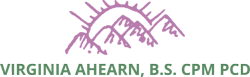 Virginia Ahearn, BS CPM PCD Logo